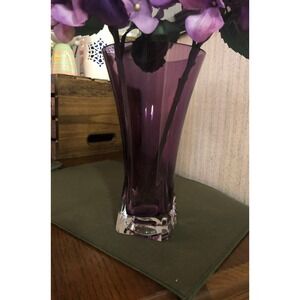 Glass Purple Vase